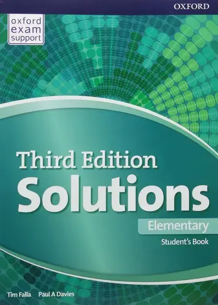 

Solutions elementary / students book