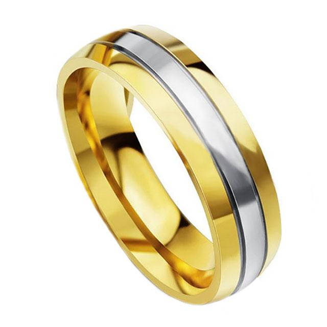 

Мужское кольцо - Утонченность Золотистый, 18