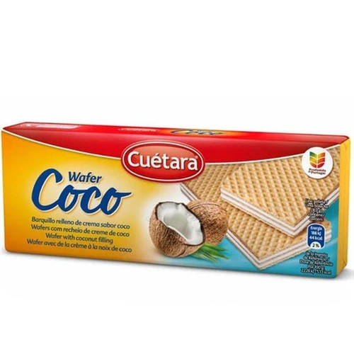 

Вафли Cuetara Wafer Coco с кокосовой начинкой 150 г Испания