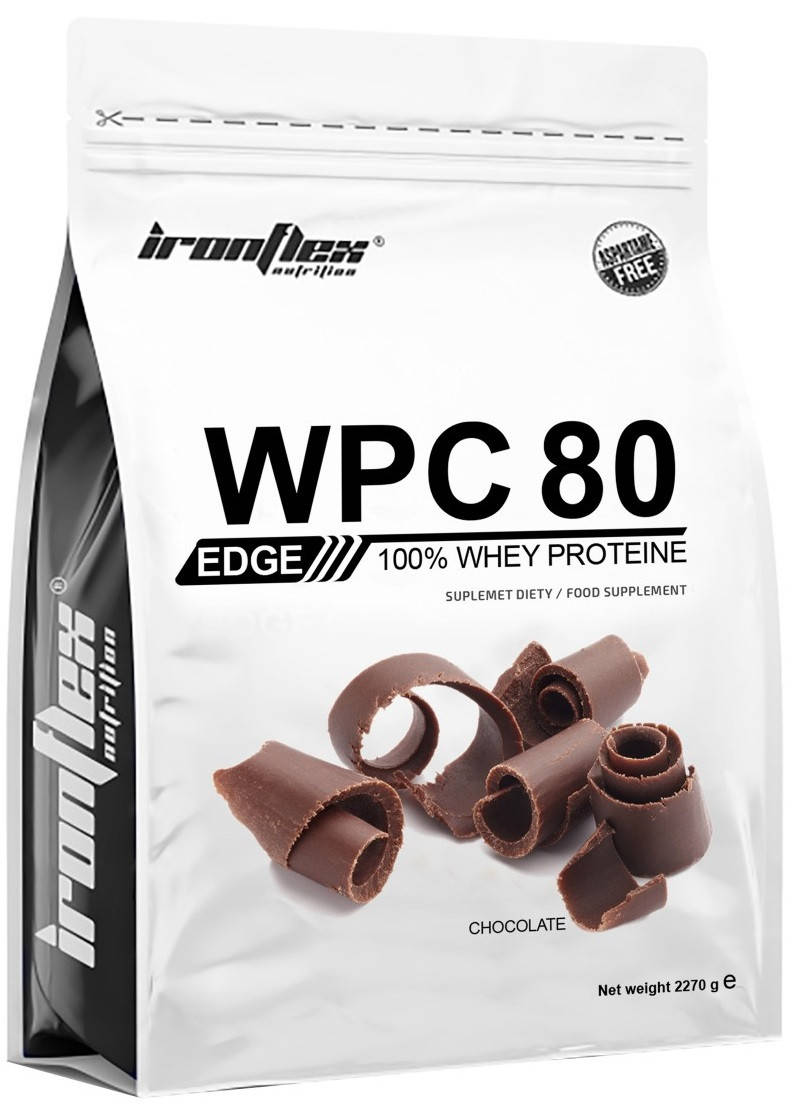 

Сывороточный протеин IronFlex - WPC 80EU EDGE (2270 грамм) chocolate/шоколад