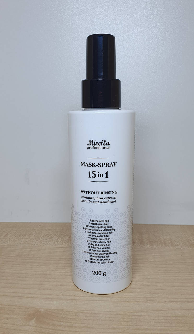 

Спрей-маска мгновенного действия 15 в 1 - Mirella Style Volumizing Spray,200 мл