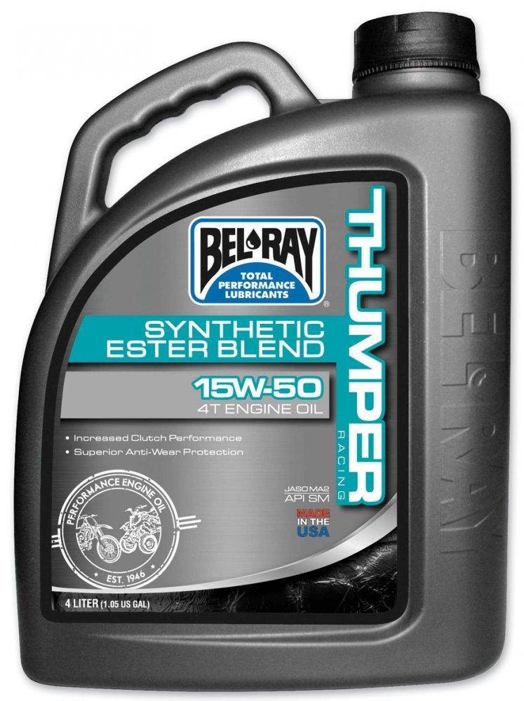 

Масло моторное Bel Ray THUMPER RACING SYNTHETIC ESTER 4T [4л], 10w-40