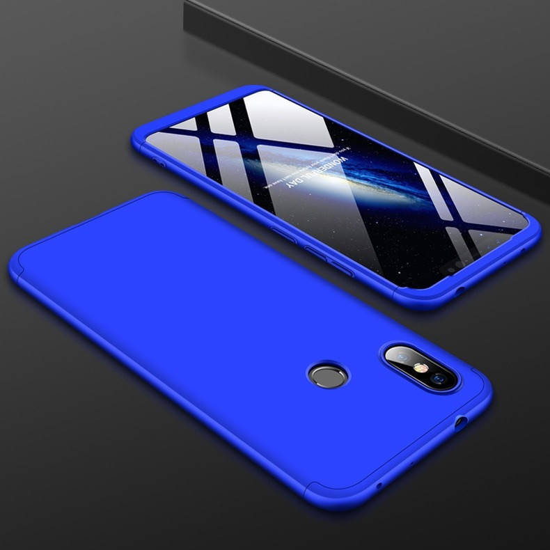 

Чехол GKK 360 для Xiaomi Redmi Note 6 Pro бампер оригинальный Blue, Синий