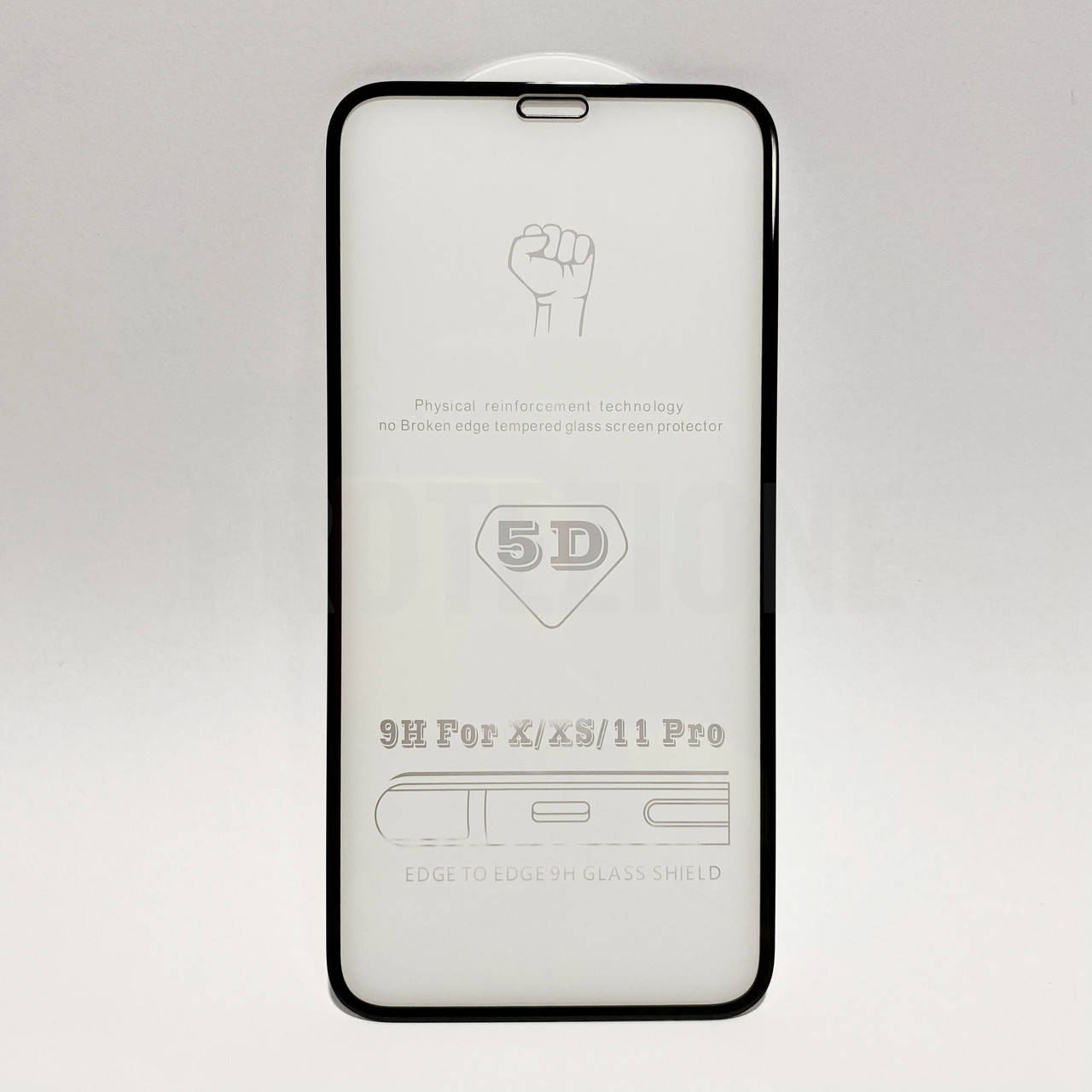 

Защитное стекло 5D для айфона iPhone X / XS / 11 Pro - Black, Черный