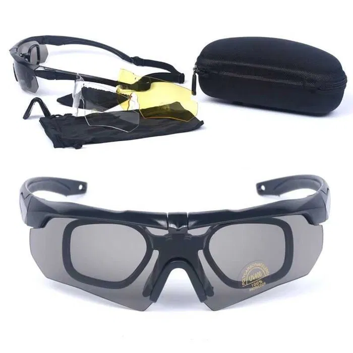 

Очки баллистические Crossbow 3 линзы. Crossbow 3LS Kit 740-0387, Тактические защитные очки ТУРЦИЯ