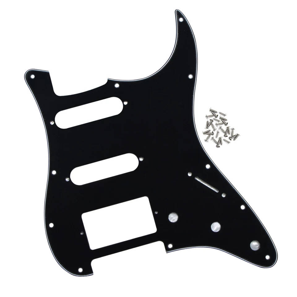 

Пикгард для электрогитары SSH Fender Stratocaster ST China ЧЕРНЫЙ