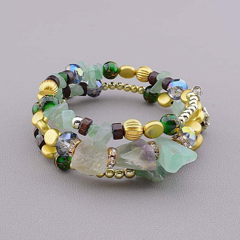 

Браслет на руку на руку бижутерия FJ Самоцветы Бижутерный сплав13,59 г