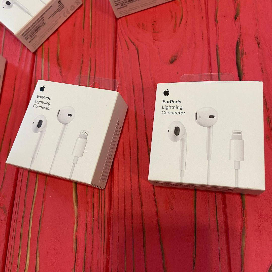 

Наушники Проводные для iPhone Apple EarPods Lightning, Белый