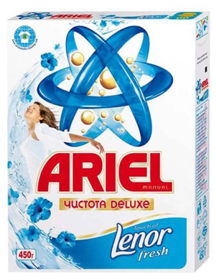 

Пральний порошок Ariel для ручного прання в асортименті 450 гр