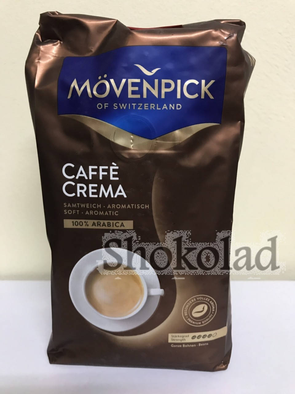 

КОФЕ В ЗЁРНАХ MOVENPICK CAFFE CREMA 500 Г