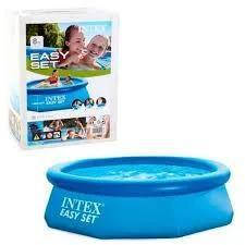 

Надувной наливной бассейн круглый 366*76см Easy set Intex, Синий