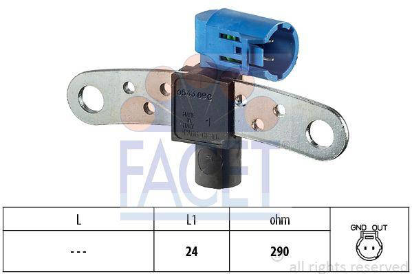 

Facet (Италия) 9.0543 - Датчик положения коленвала на Рено Меган IІ 1.6i K4M, 1.8і F4P, 2.0і F4R