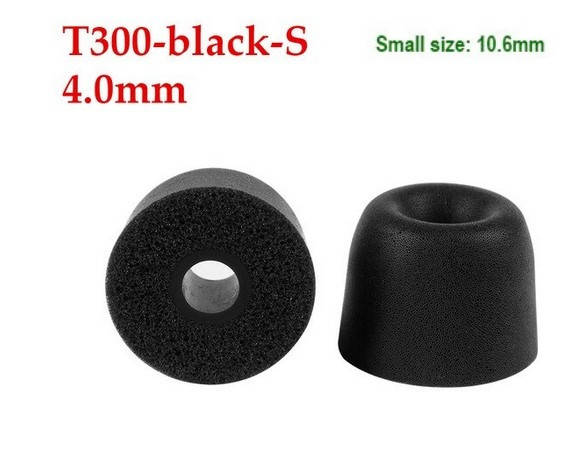 

Пенные амбушюры с эффектом памяти T300 S маленькие KZ Sony Koss AKG Sennheiser Черный