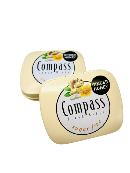 

Драже Compass Ginger Honey имбирь мед 14 г, 12шт/уп