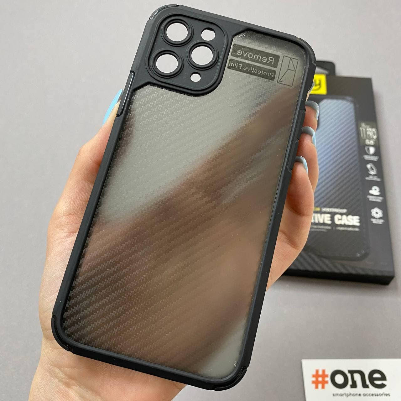 

Чехол для Apple iPhone 11 Pro противоударный с защитой для камеры чехол на телефон айфон 11 про черный CPC