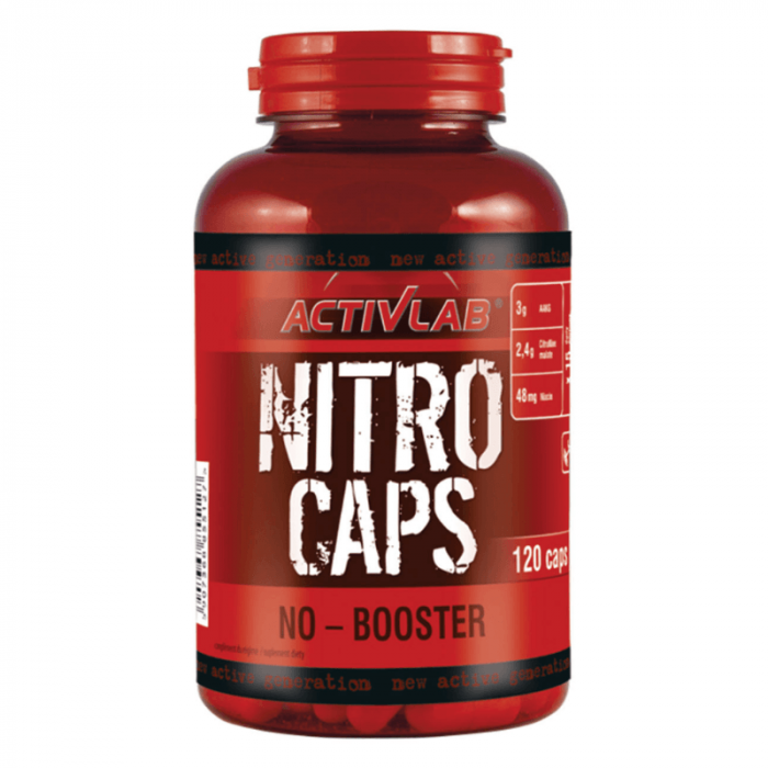 

Предтренировочный стимулятор Nitro Caps - ActivLab 120 капс (5907368855127)
