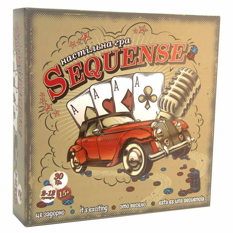 

Настільна гра 30361 (укр) "Sequense", в кор-ці 30-30-7,5см