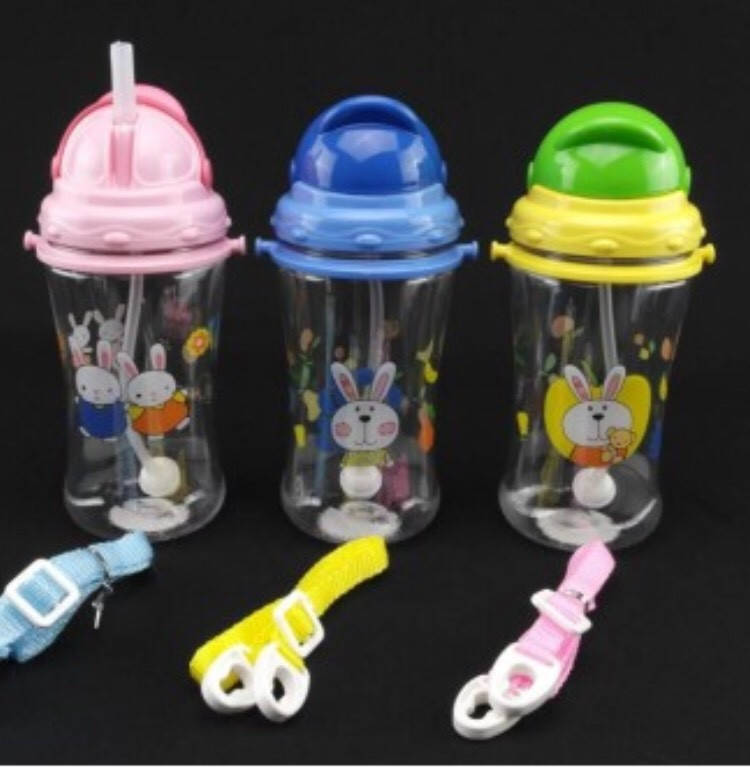 

3025 Детская Бутылка с трубочкой 400 Мл. Детский поильник A-Plus