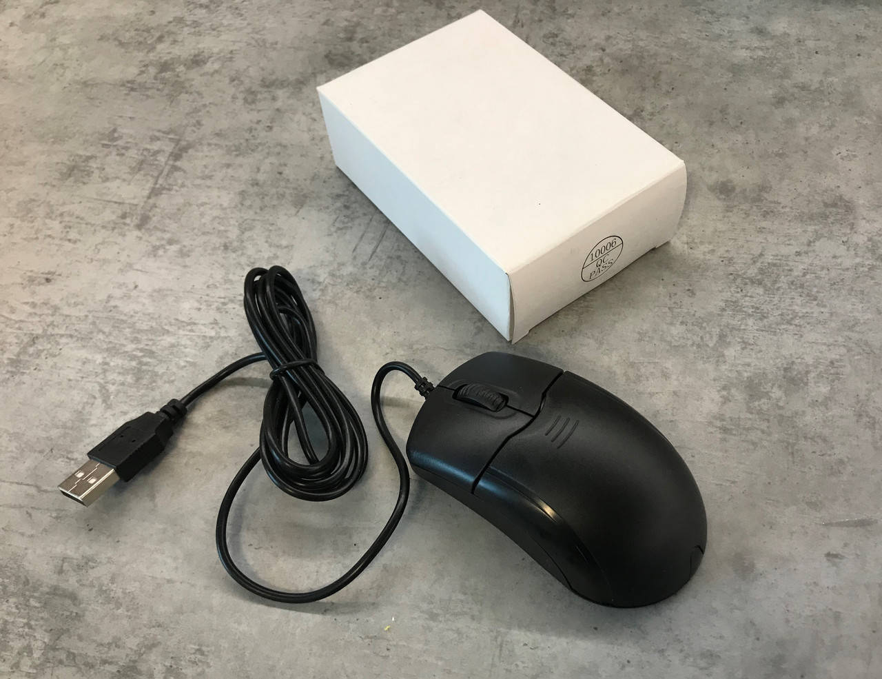 

Миниатюрная проводная USB мышь МАТ, Черный