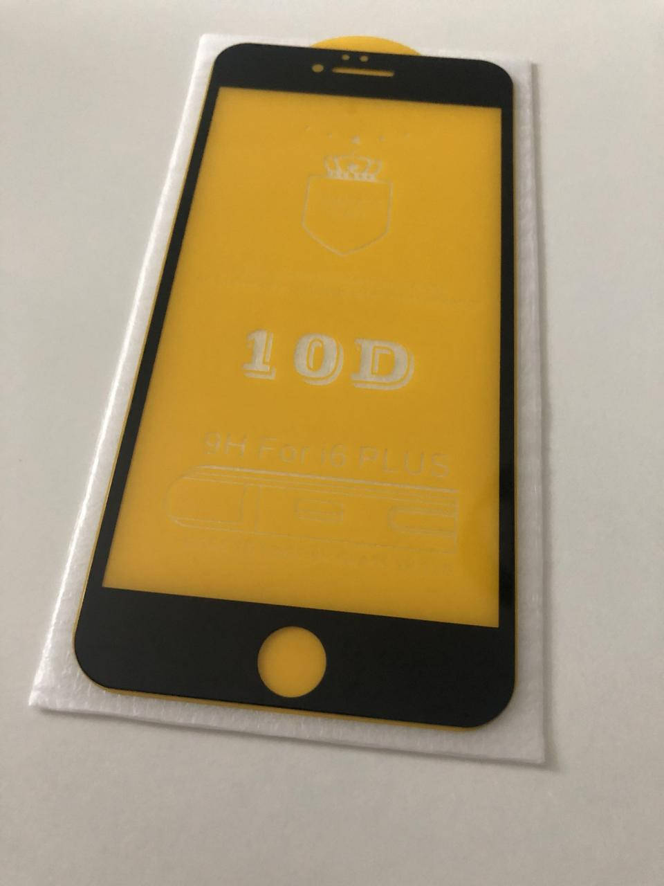 

Защитное стекло для IPhone 6 plus(Черный)на весь экран, Прозрачный
