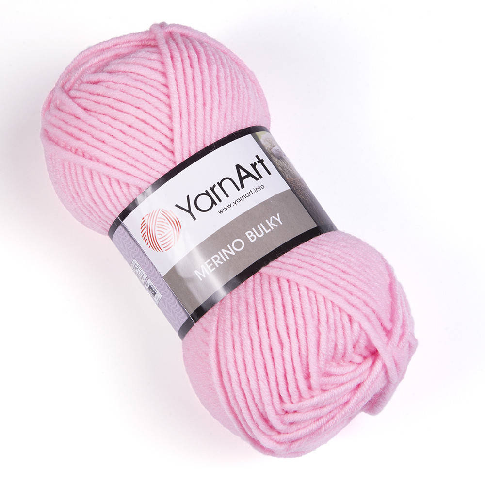 

Yarnart Merino Bulky № 217 нежно-розовый
