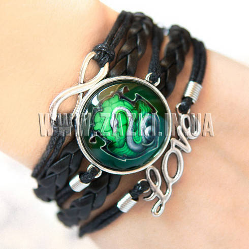 

Браслет герб Slytherin