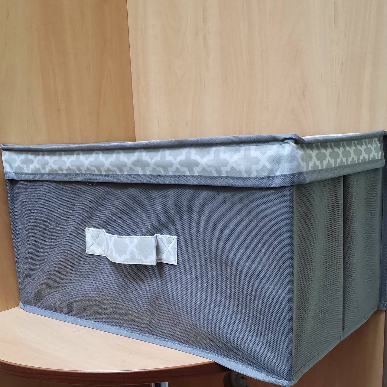 

Короб для хранения вещей 50*30*25 "French Grey" серый, Светло-серый