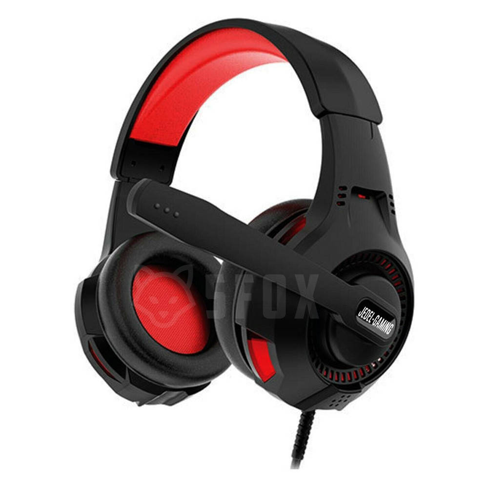 

Игровые наушники с микрофоном JEDEL GH253 проводные c LED подсветкой Black/Red