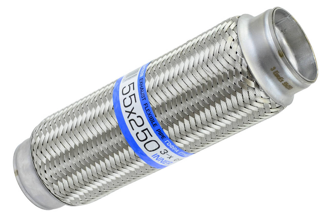 

Гофра глушителя 55x250 (3-х слойная) EuroEx