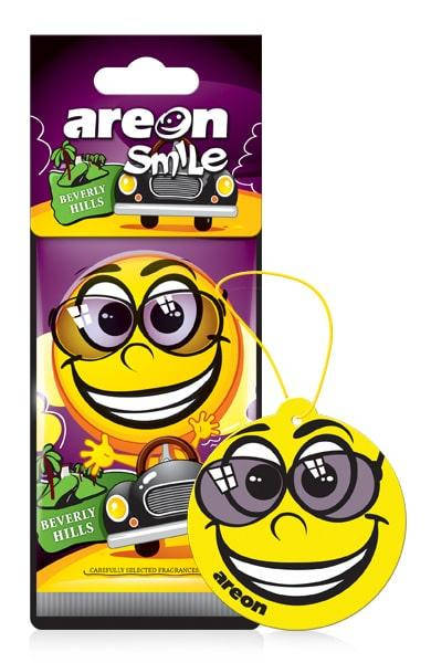 

Ароматизатор сухая карточка Areon Smile - Baverly Hills