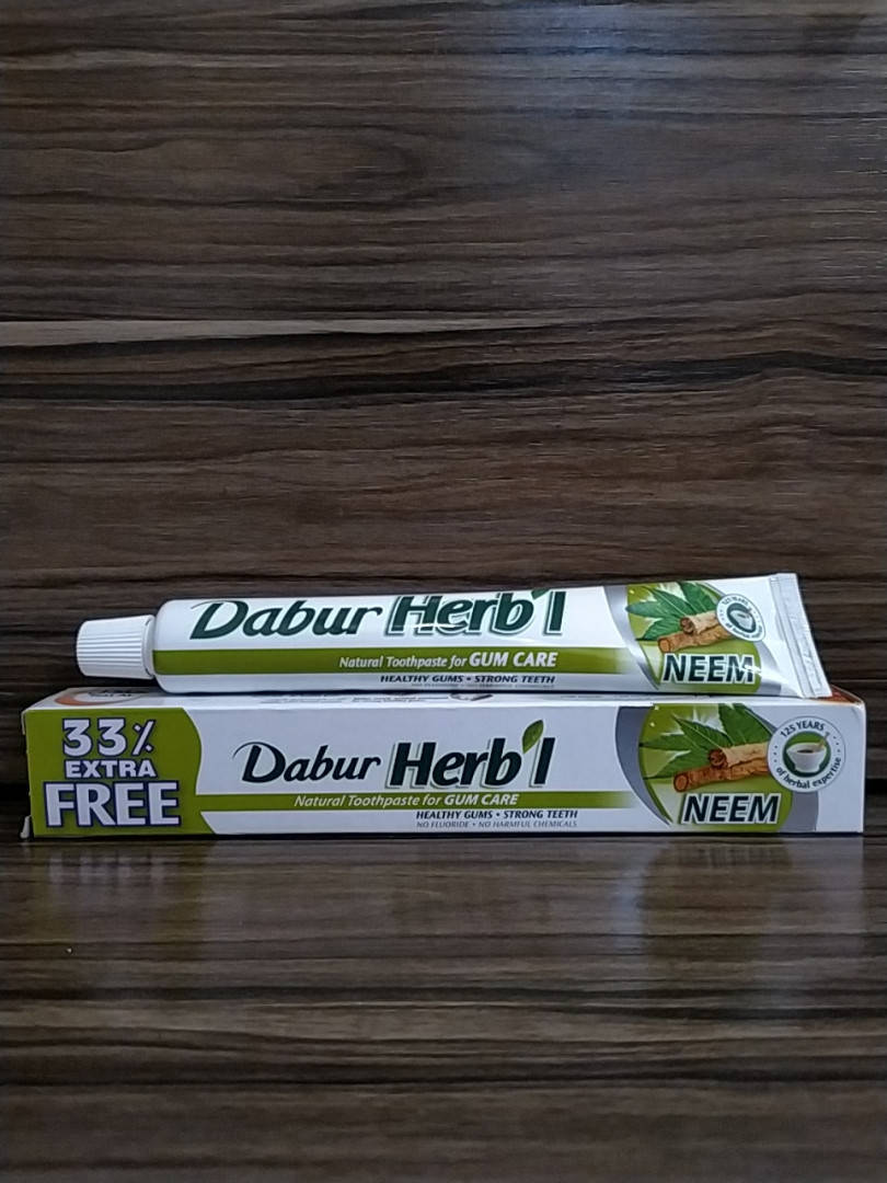 

Зубная паста Dabur Ниим, Dabur Herb’l Neem Natural Toothpaste, 75+25 гр