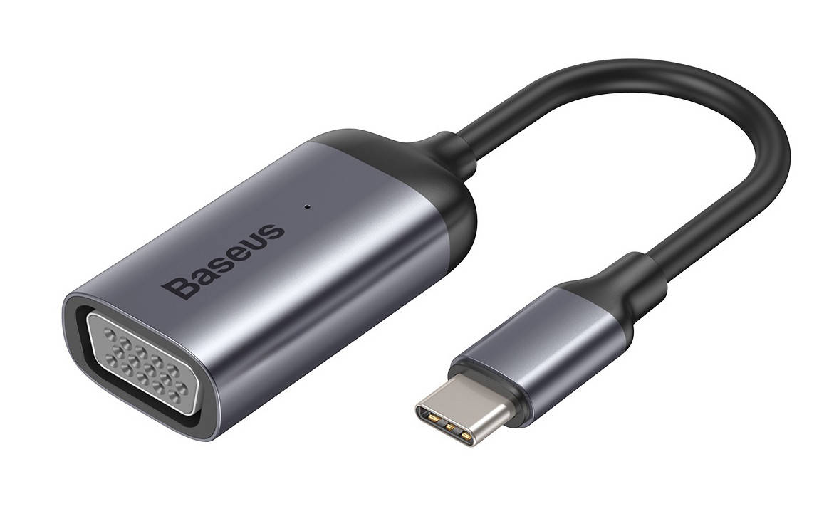 

Адаптер Baseus Enjoyment Type-C - VGA Металлик (CAHUB-V0G)
