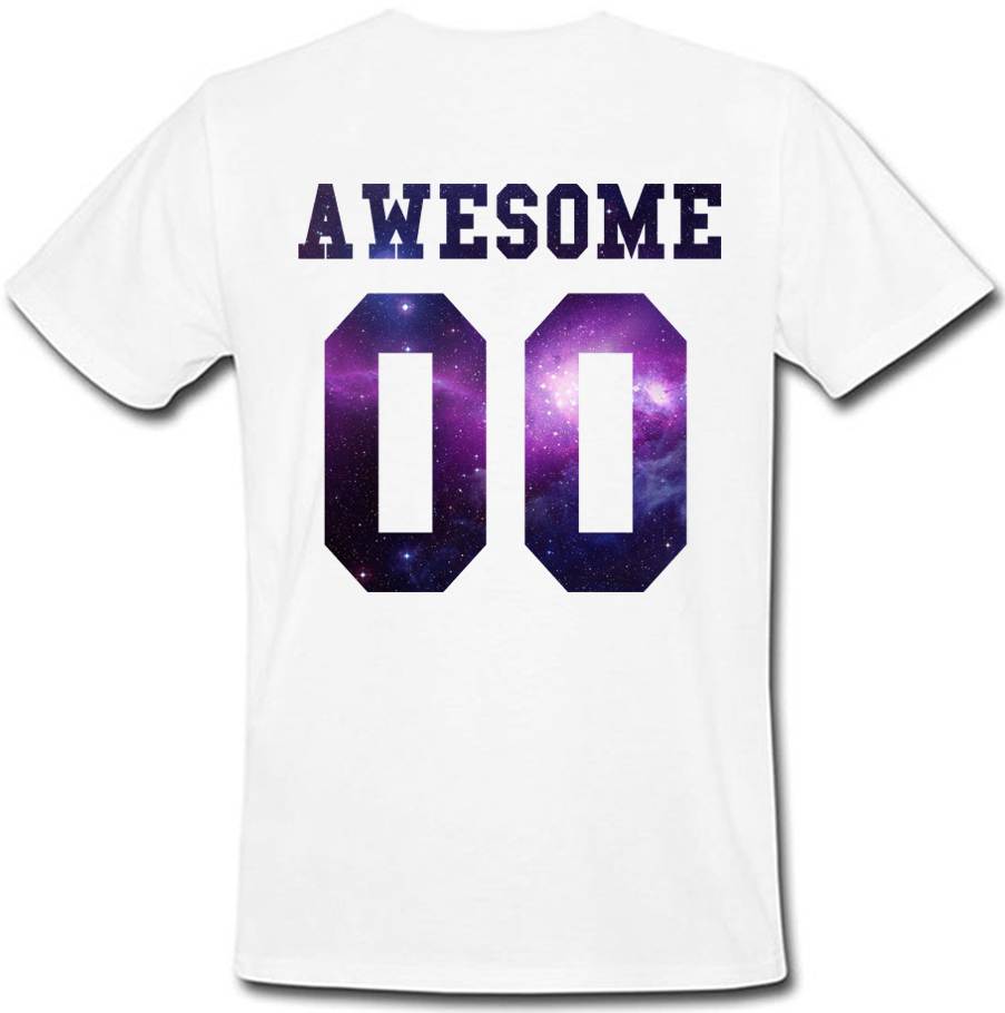 

Мужская именная футболка Awesome - Space (принт сзади) [Цифры можно менять] (50-100% предоплата)