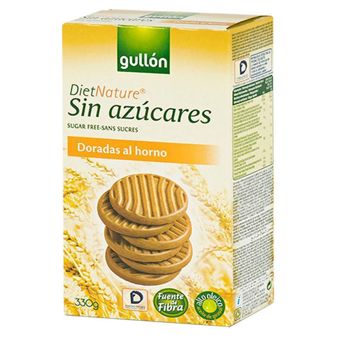 

Печенье Gullon Diet Nature Dorada без сахара 330гр, (15шт/ящ)