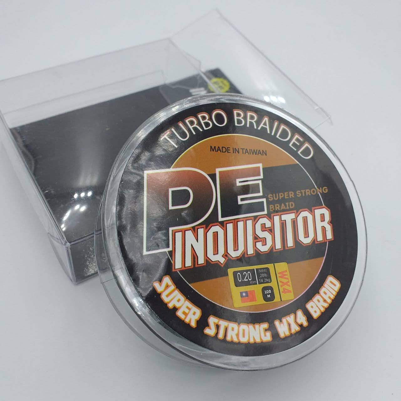 

Плетеный Шнур рыболовный 4 жильный 0.40 мм INQUISITOR 30.4 кг 100м Шнур карповый (0.14 - 0.50), Темно-зеленый