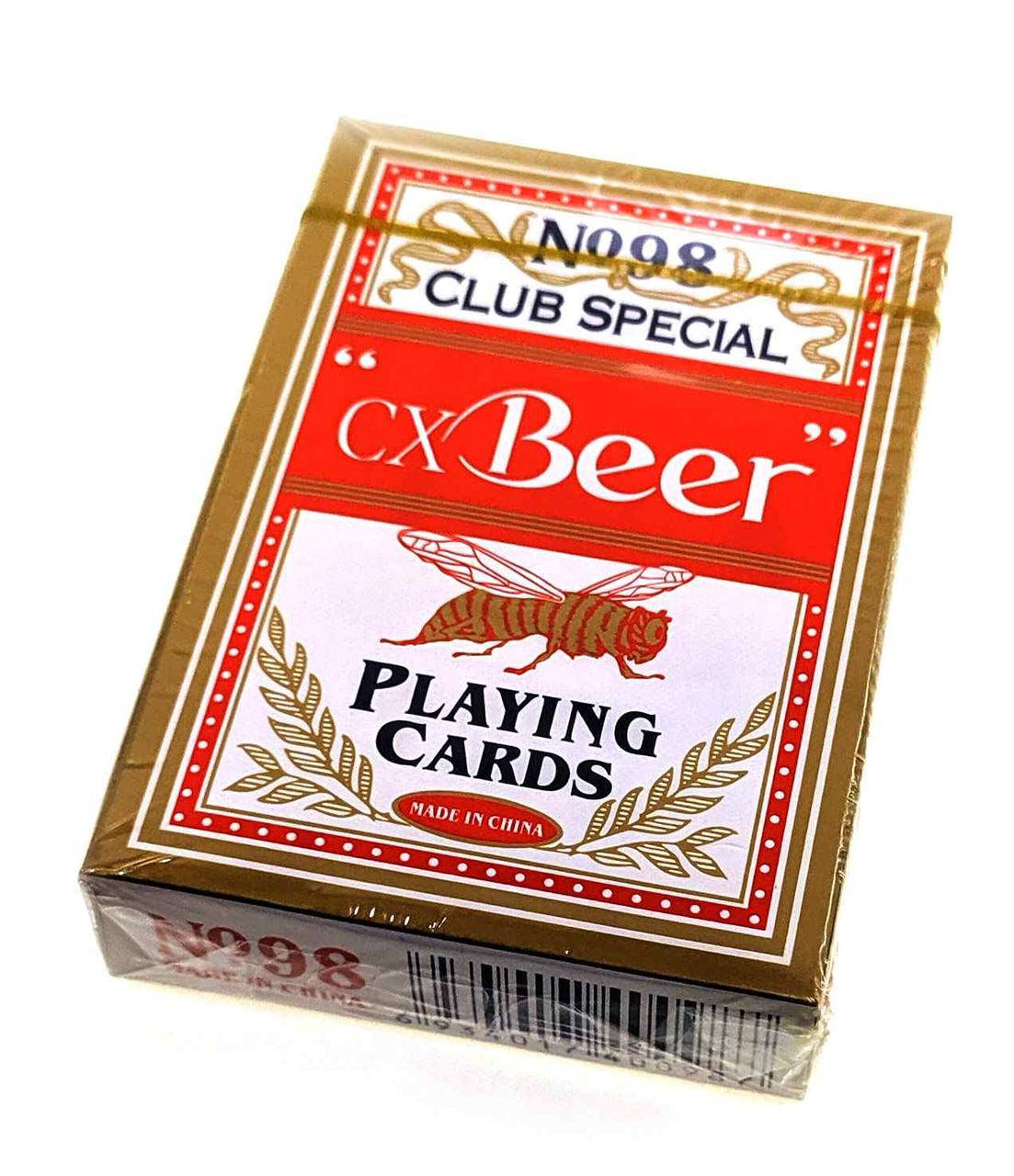 

Карты игральные (98) "Beer" (9х6х1,8 см)(Пластиковое покрытие)
