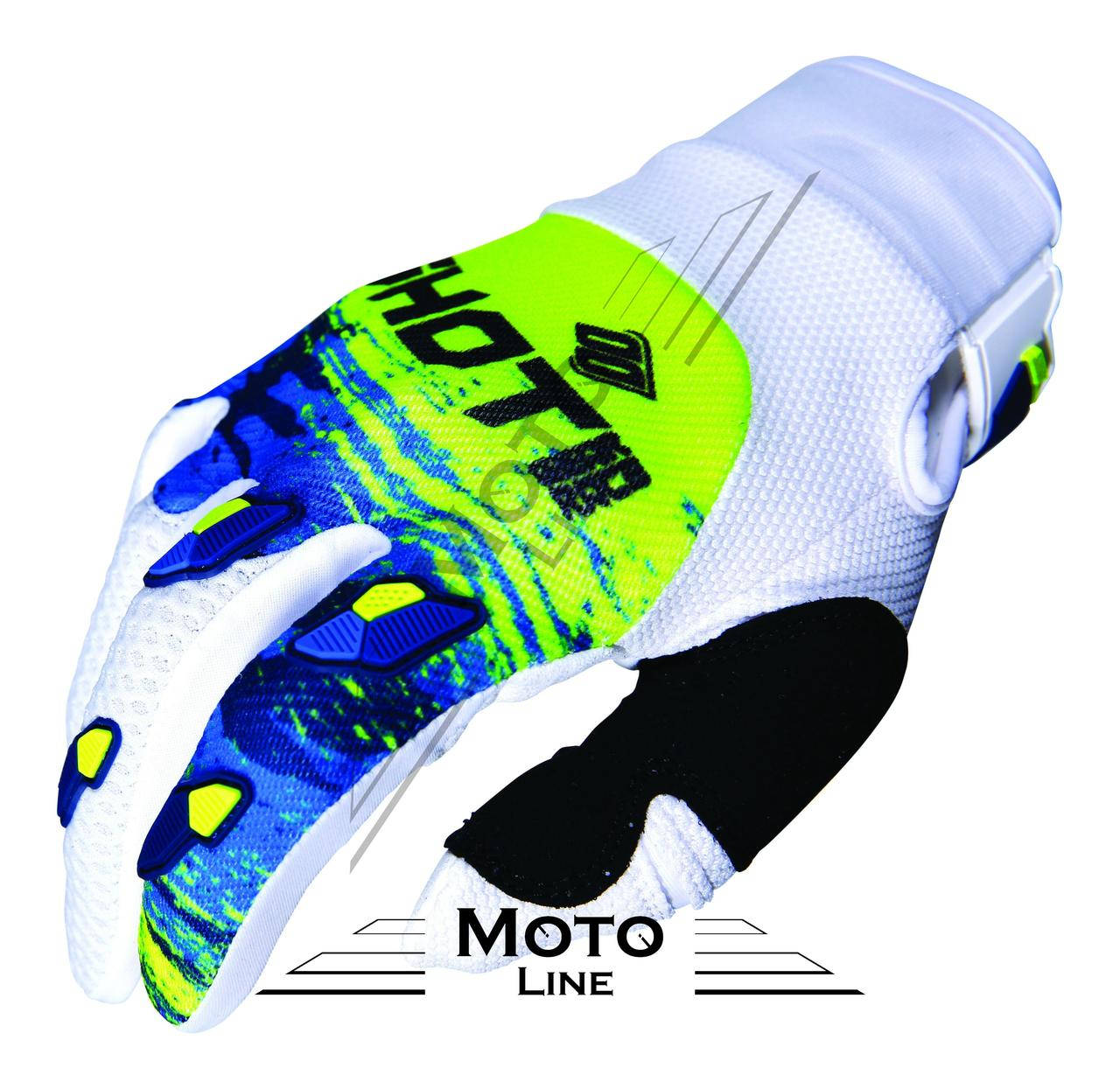 

Перчатки SHOT CONTACT COUNTER BLUE NEON YELLOW 12/XXL