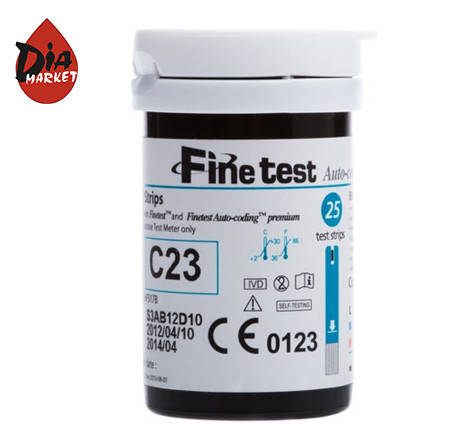

Тест-полоски “Fine test Auto-coding Premium” 25шт.