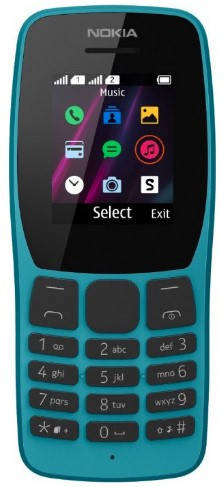 

Мобильный телефон Nokia 110 DS Blue, Синий