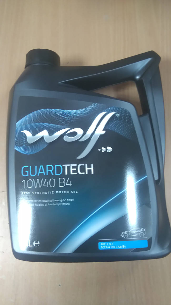 

Моторное масло Wolf Guardtech B4 10W-40 4л. 8303814- производства Бельгии