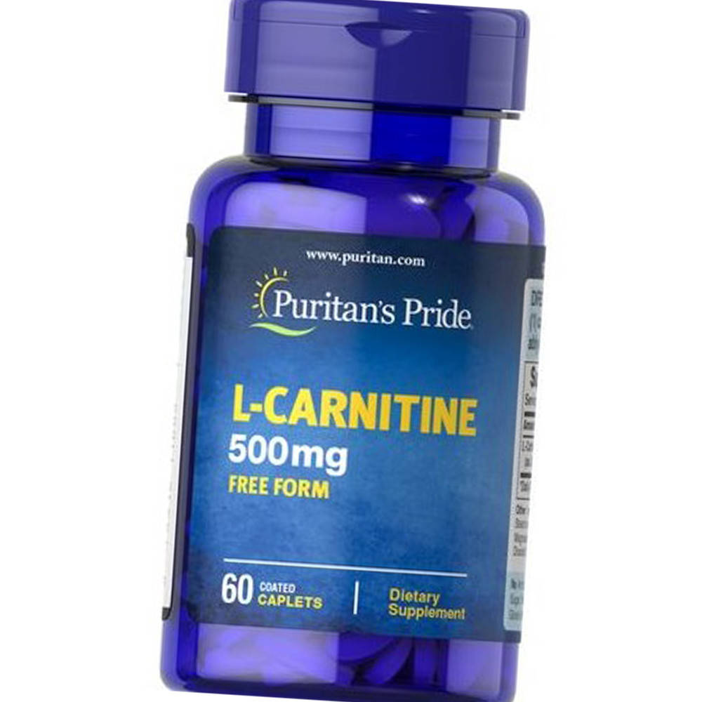 

Л-карнитин Puritan's Pride L-Carnitine 500 mg 60 таблеток Жиросжигатель