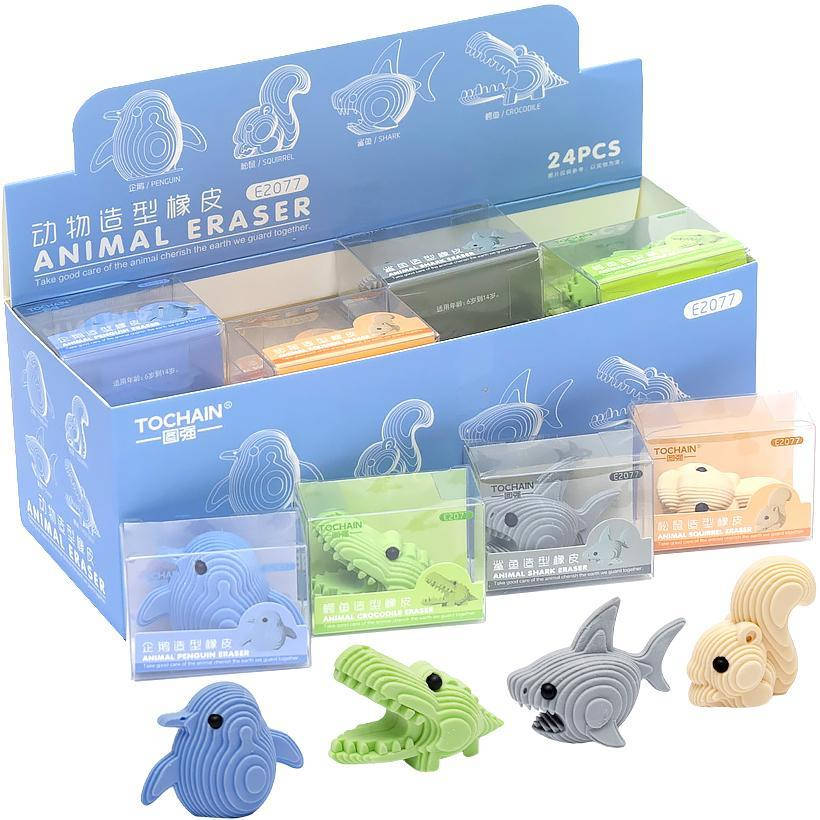 

Ластик Animal цветной арт. 2077, Разные цвета