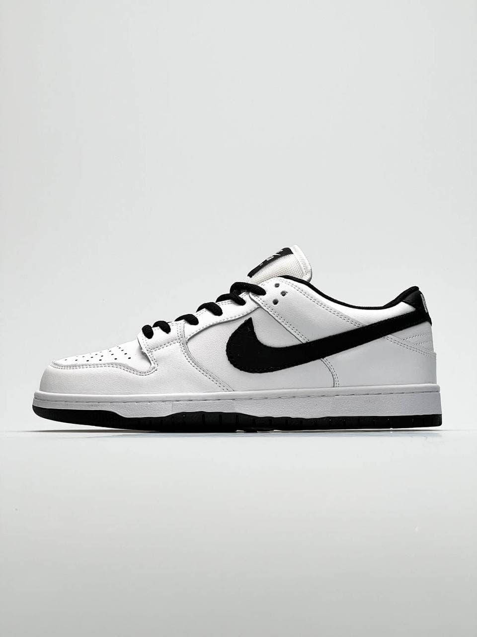 

Мужские кроссовки Nike SB Dunk Low Pro White | Белые кожаные мужсккие кроссовки Найк 55, 26.5, Белый