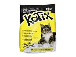 

Kotix (Котикс) Силикагелевый наполнитель для кошачьего туалета 3,8 литров