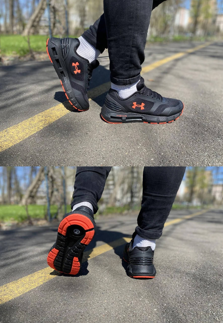 

Мужские Кроссовки Under Armour HOVR Phantom Black Андер Армор Ховр Фантом Черные (41,43,45), Серый