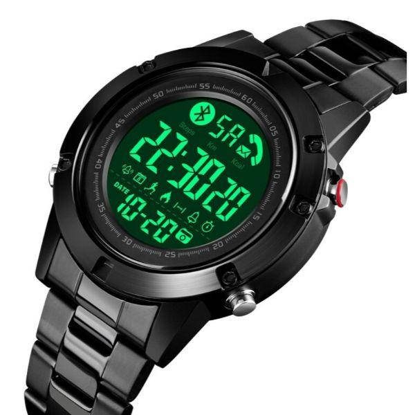 

Мужские тактические смарт часы для военных Smart Skmei Ideal Black