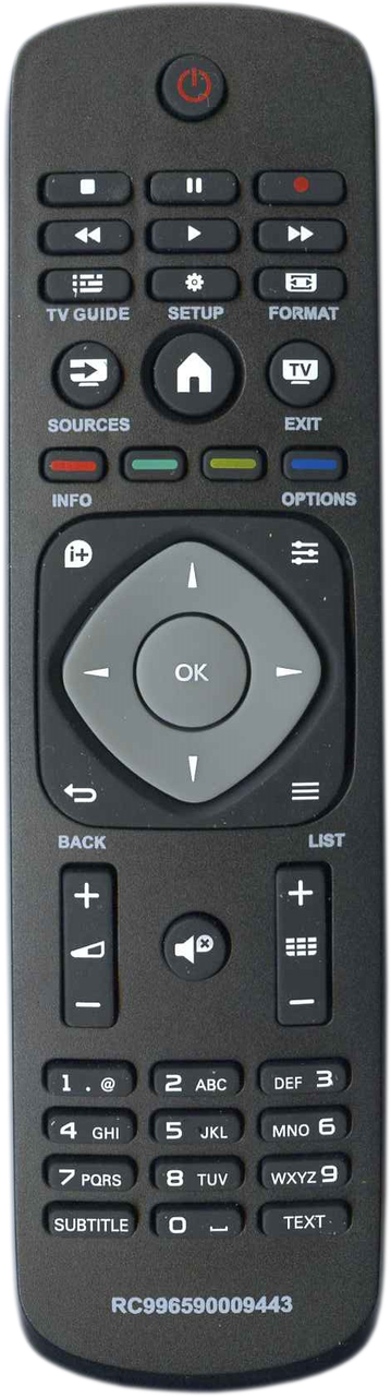 

Пульт для телевизора Philips 32PHS4001/12, Черный