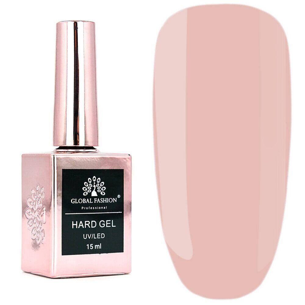 

Гель для наращивания и укрепления ногтей Global Fashion Hard Gel № 6