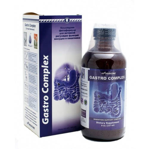 

Гастеро Комплекс коллоидная фитоформула США Ad Medicine (для желудка, кишечника, гастрит, язва, запоры)