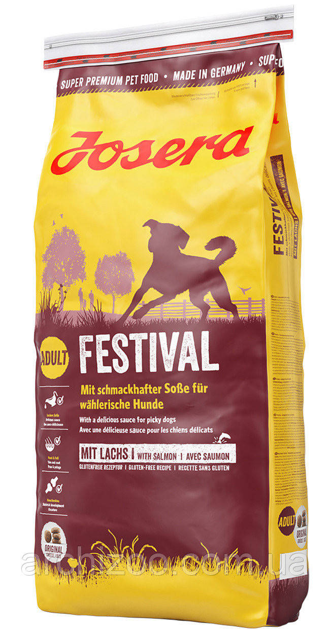

Корм Josera йозера Festival 15 кг корм для взрослых привередливых собак